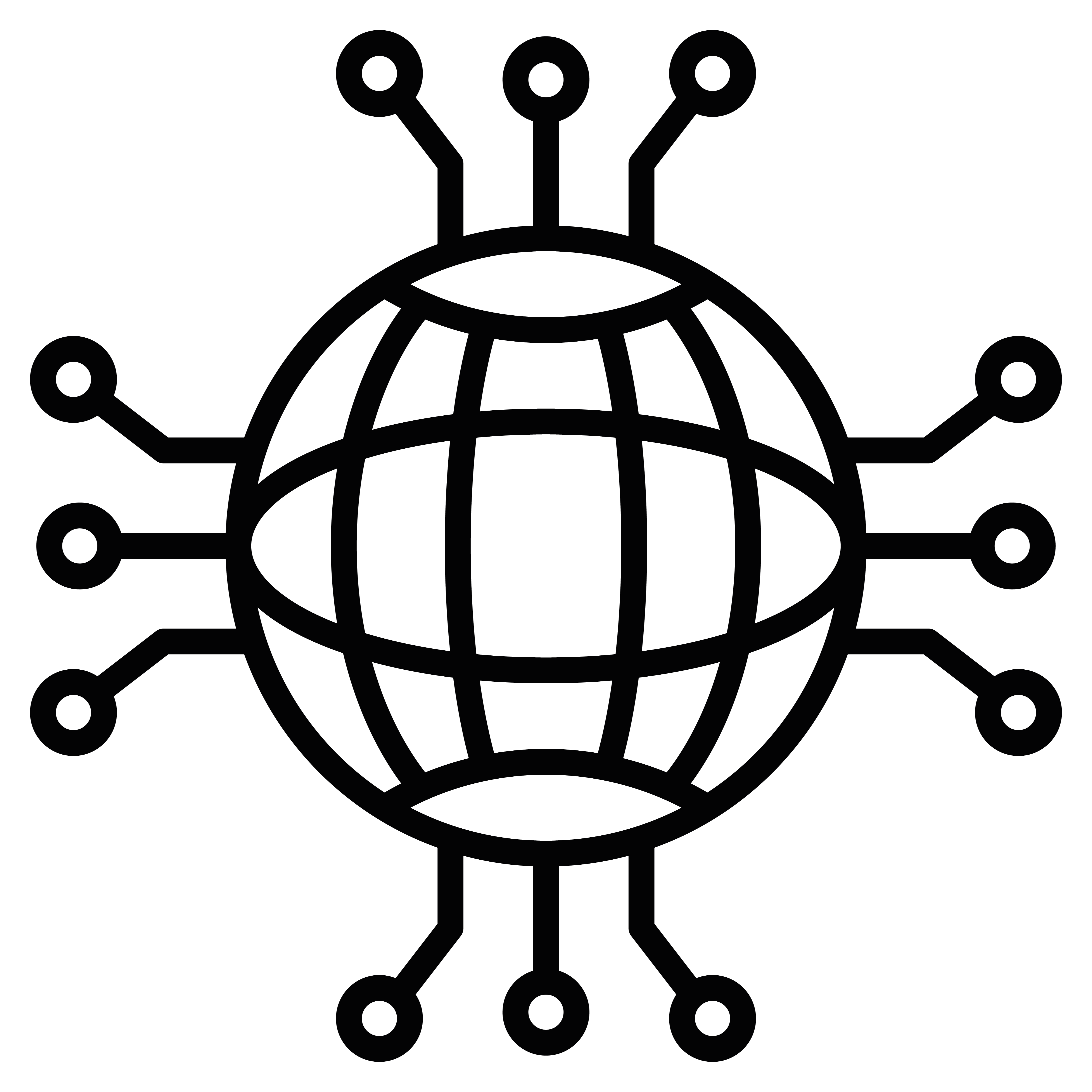 Vector image of computer